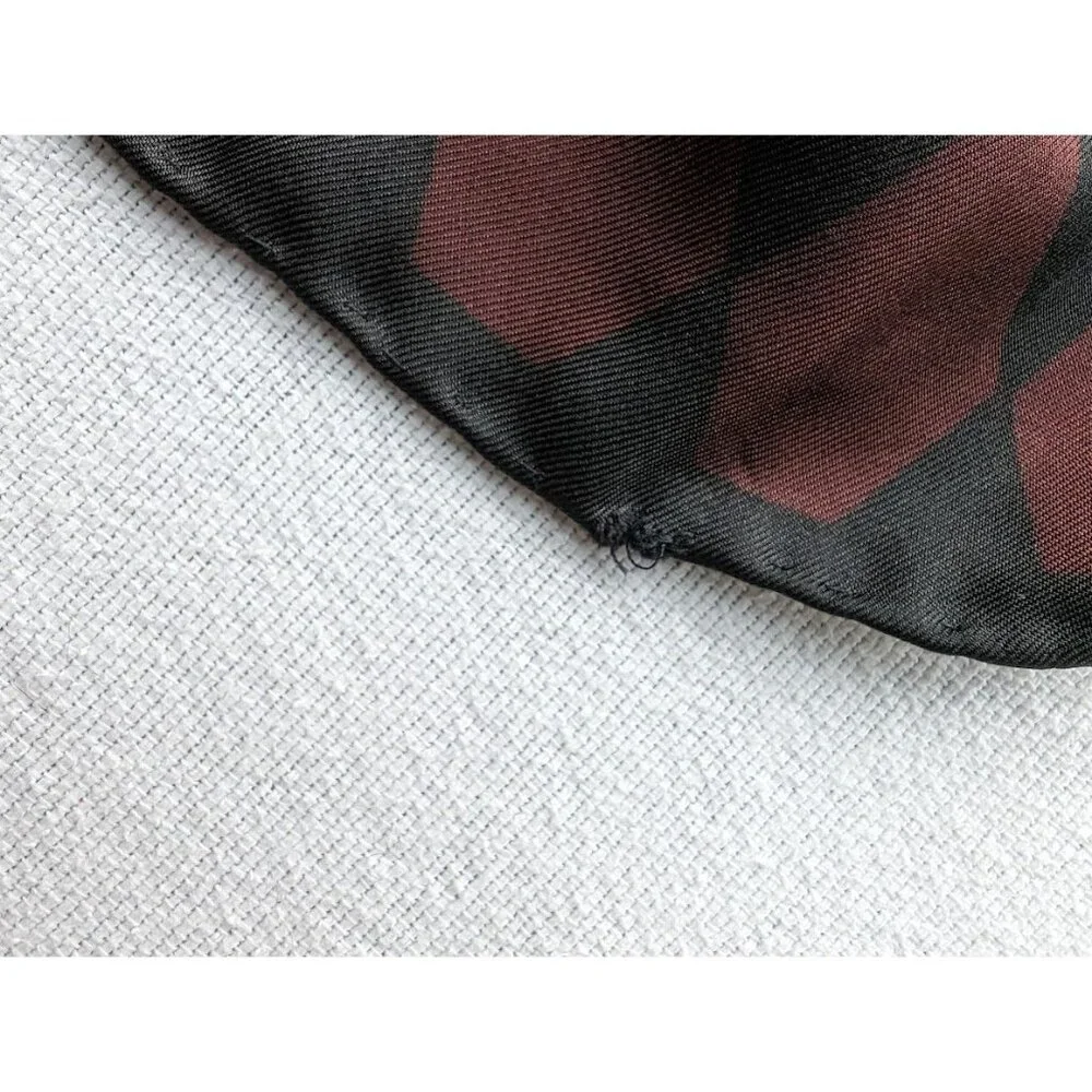 Gianfranco Ferre Coat of Arms 34x34 100% Silk Twill Scarf Designer Made in Italy